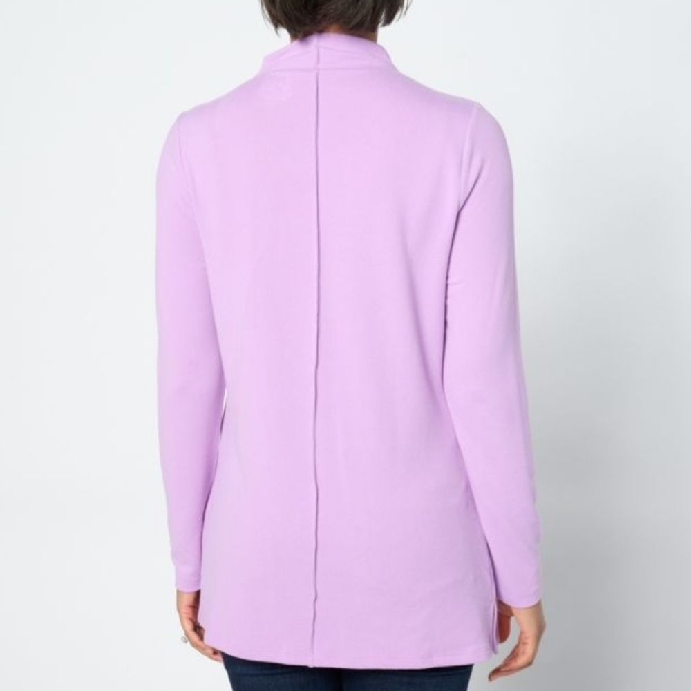 Denim & Co Heavenly Jersey Tunic - Picture 2 of 4